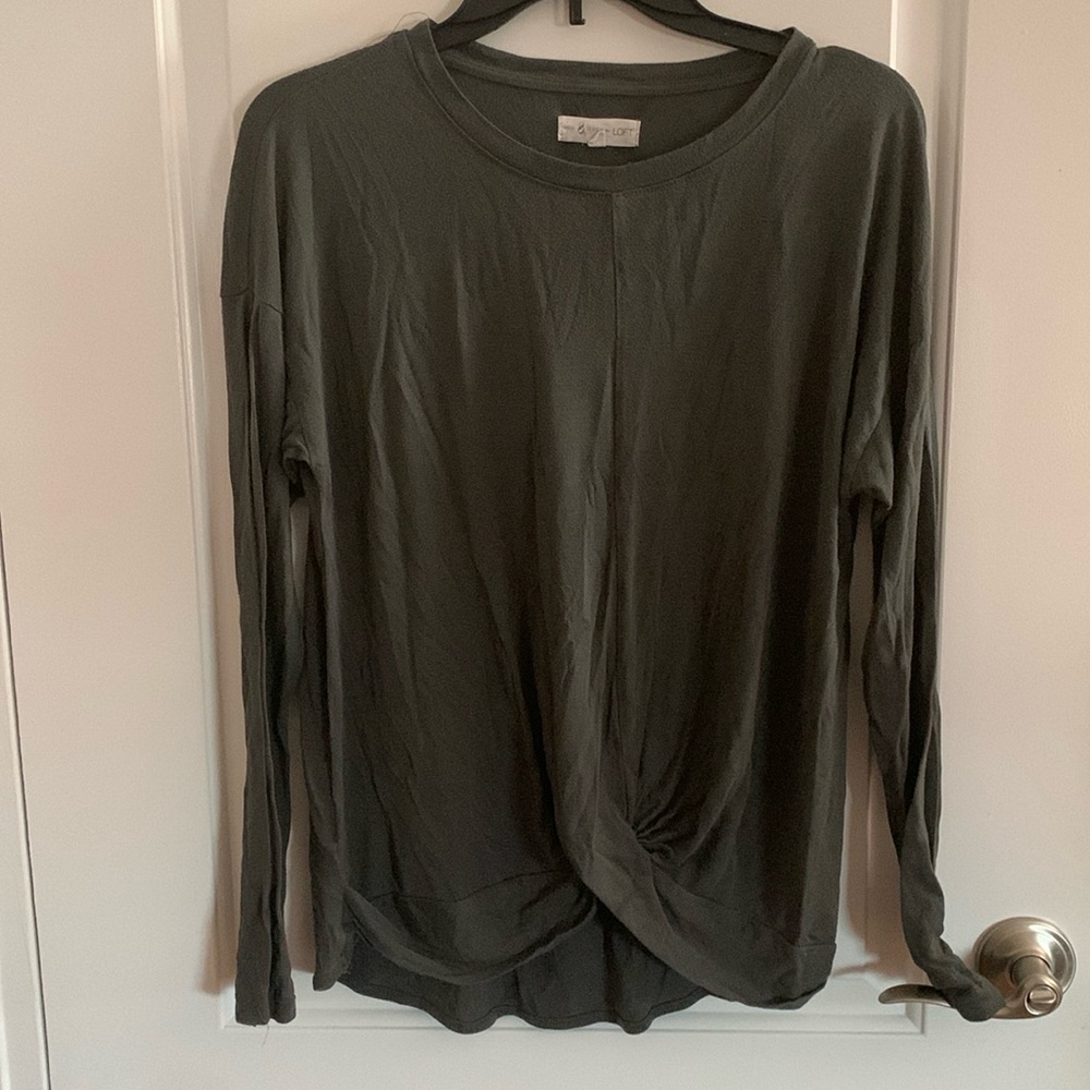 Lou & Grey Gray Top